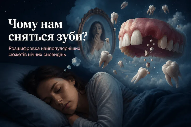 що означають сни про зуби