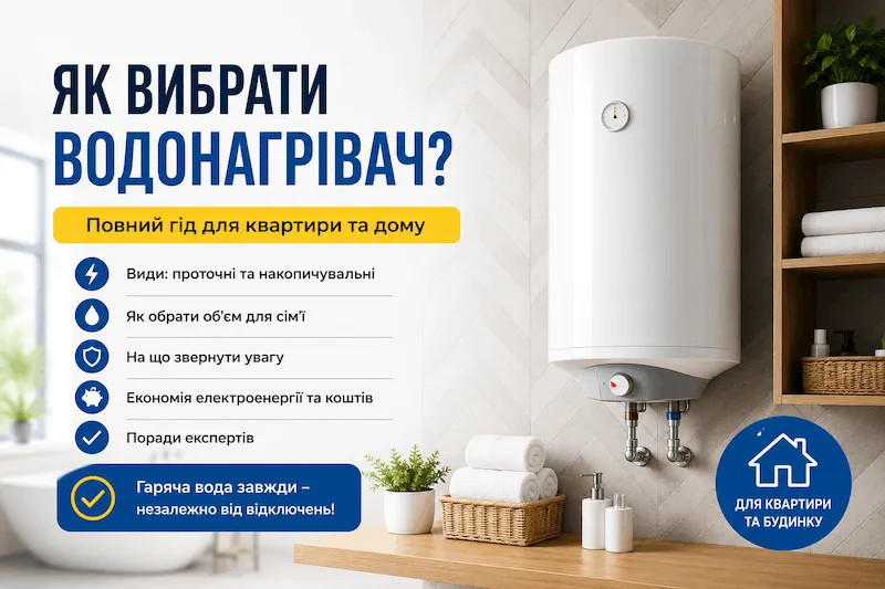 Як вибрати бойлер: який водонагрівач краще підійде для квартири